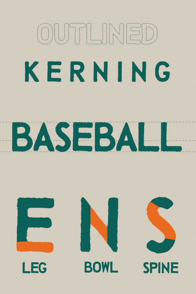 Free Baseball Font Pinterest Collage Image by MasterBundles.