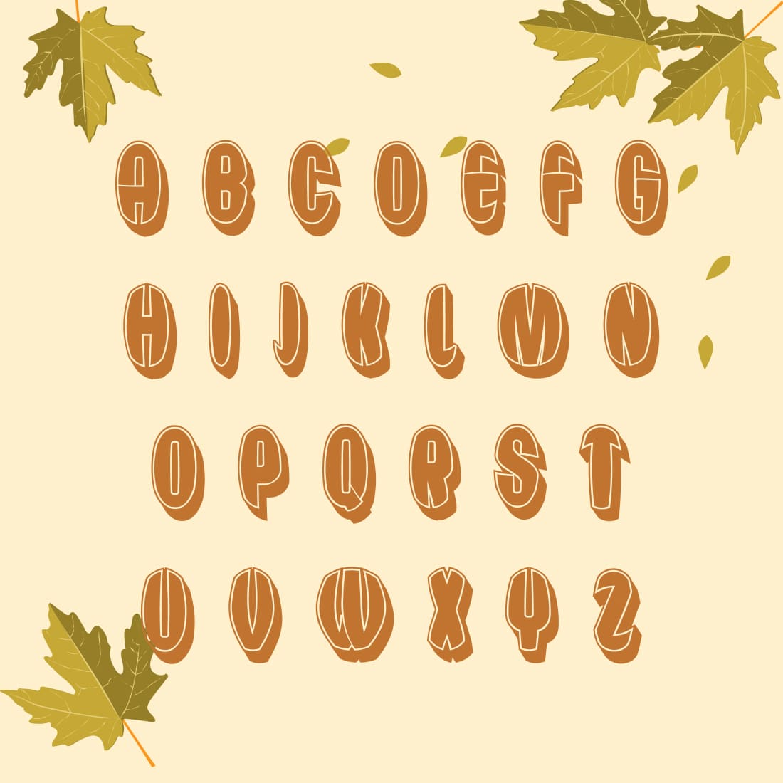 Free Squirrel Font Cover Preview by MasterBundles.