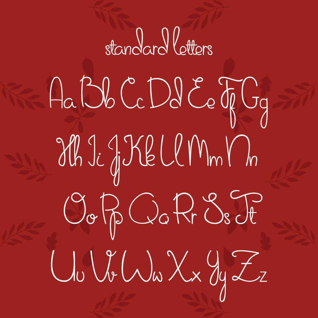 Free Thanksgiving Font Sweet November Letters Preview by MasterBundles.