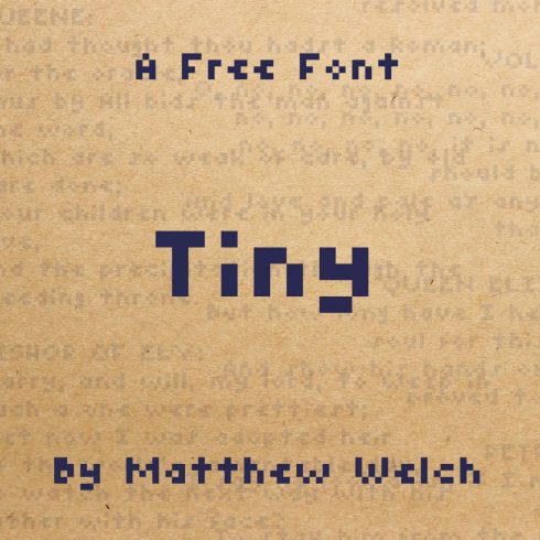 MasterBundles Free Tiny Font Main Cover.