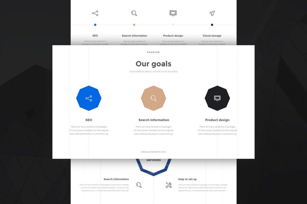 Sample Slides Our Goals Passion Keynote Template.