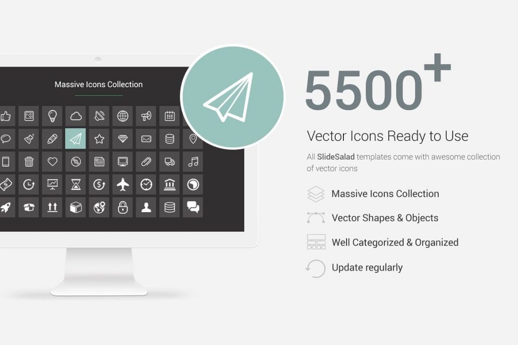 5500+ Vector Icons Project Proposal PowerPoint Template.