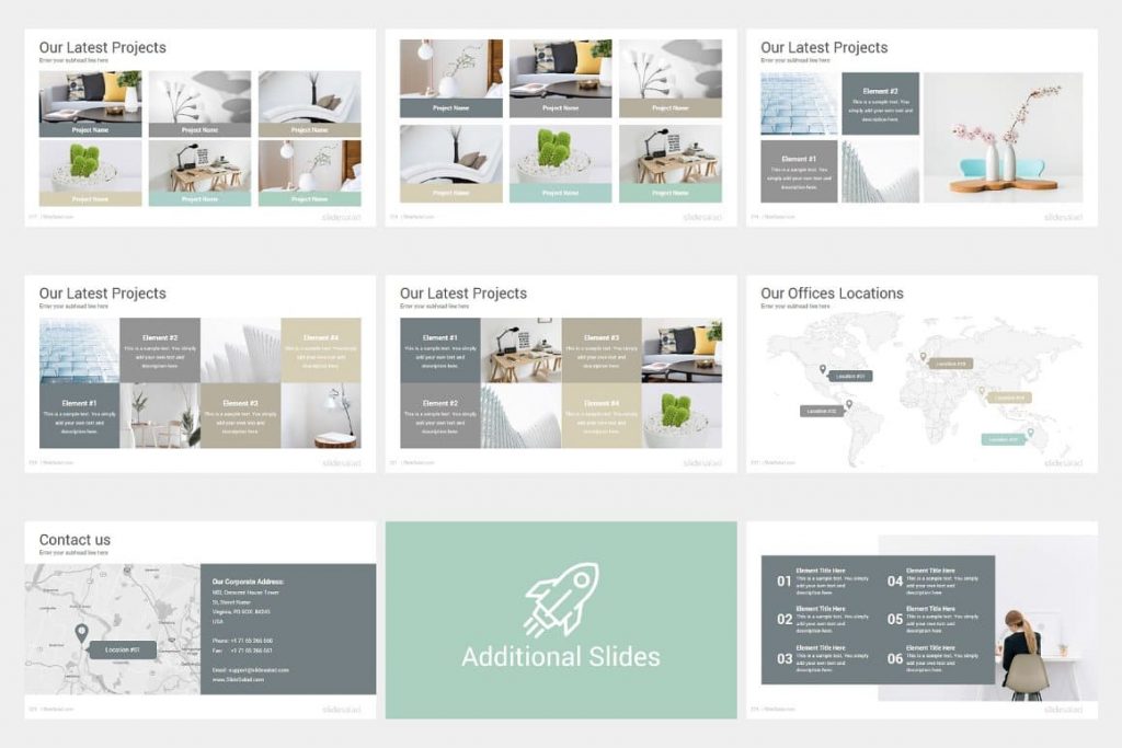 Additional Slides Project Proposal PowerPoint Template.