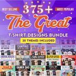 The Great T-shirt Designs Bundle cover image.