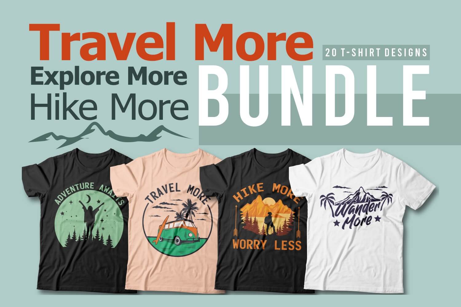 The Fancy T-Shirt Designs Bundle - 375+ Designs