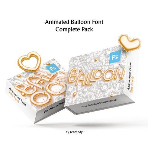 Animated Balloon Font cover image.
