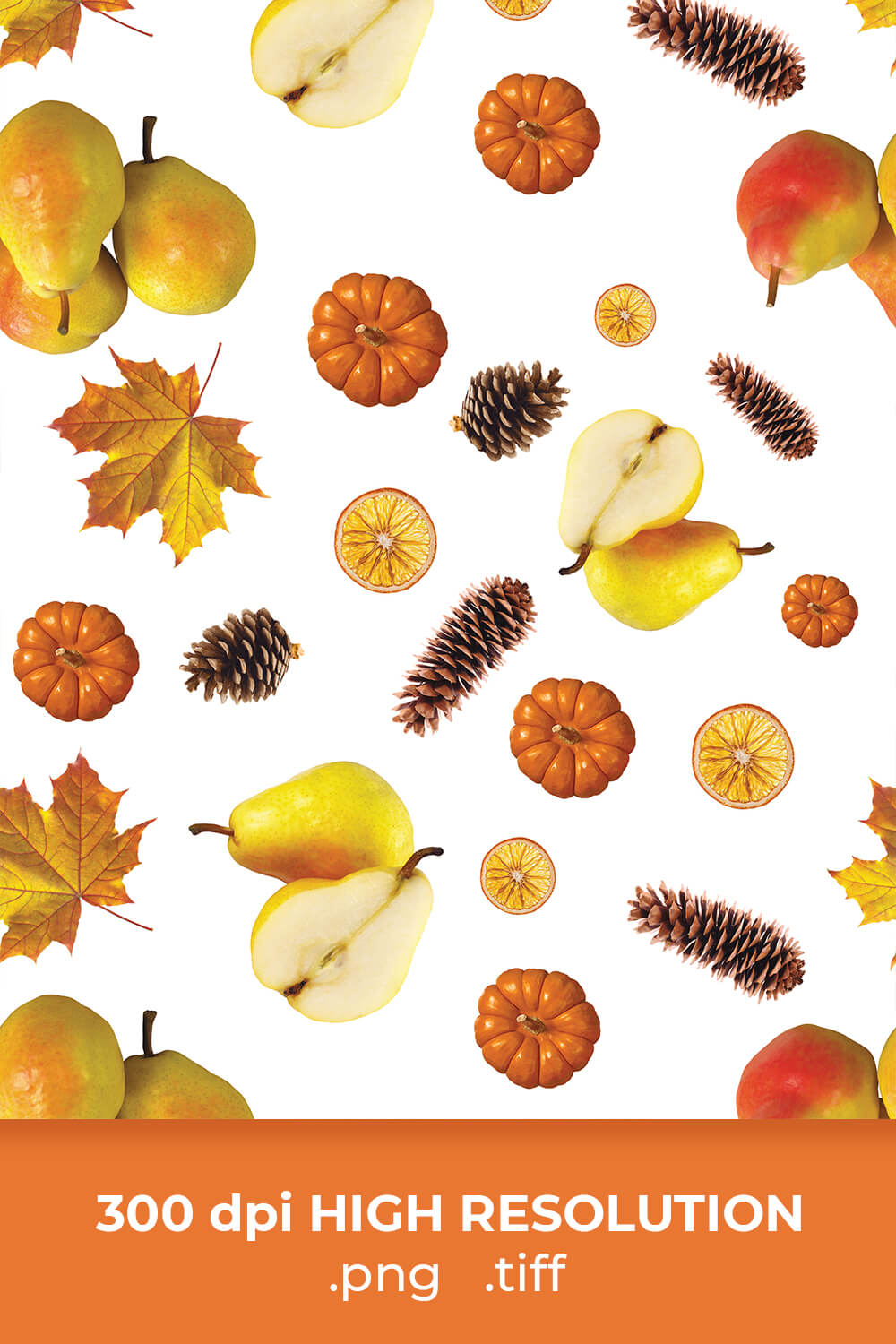 Pear & Pumpkins Free Thanksgiving Pattern pinterest image.