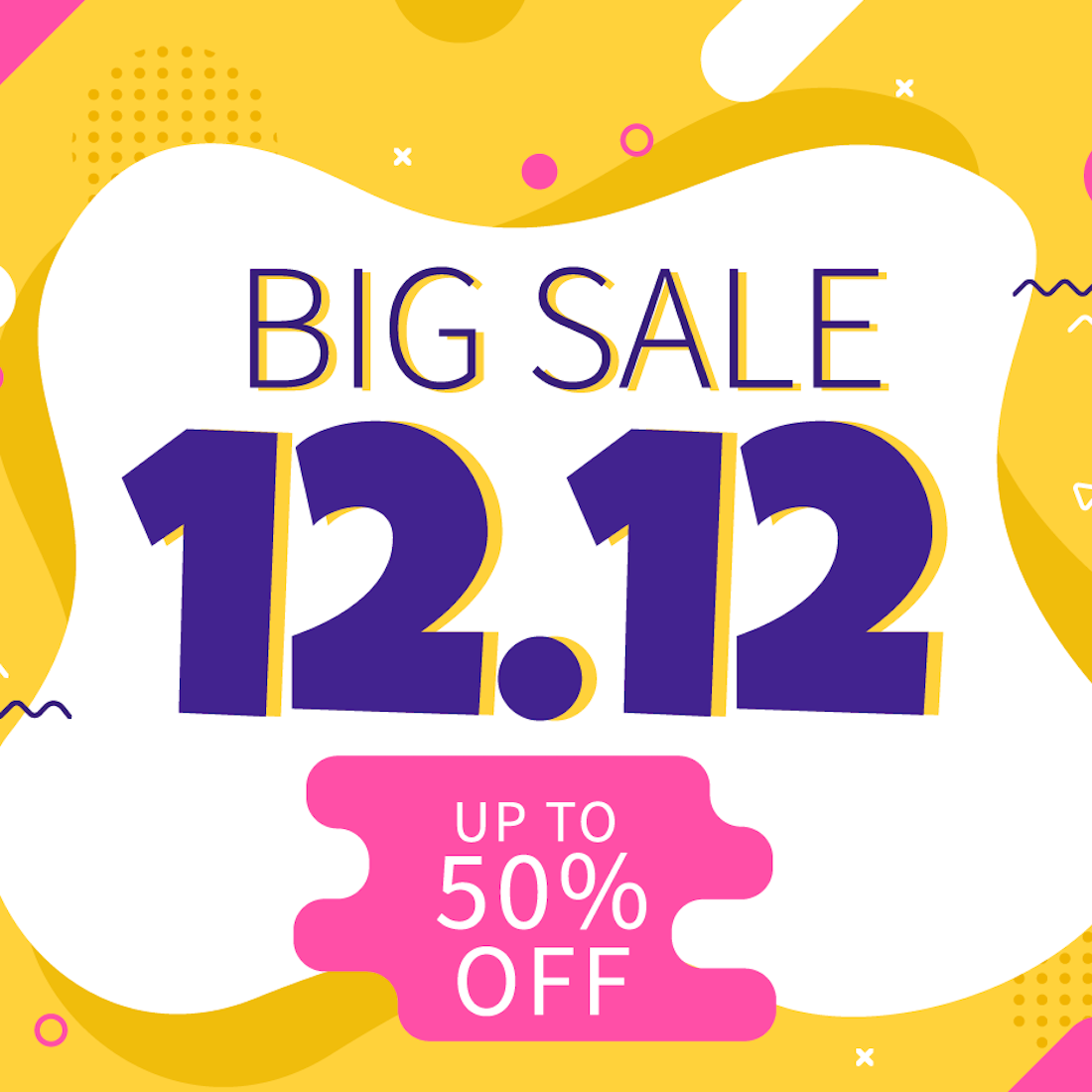 24 Special 12.12 Shopping Day Banner Sale Illustrations preview image.