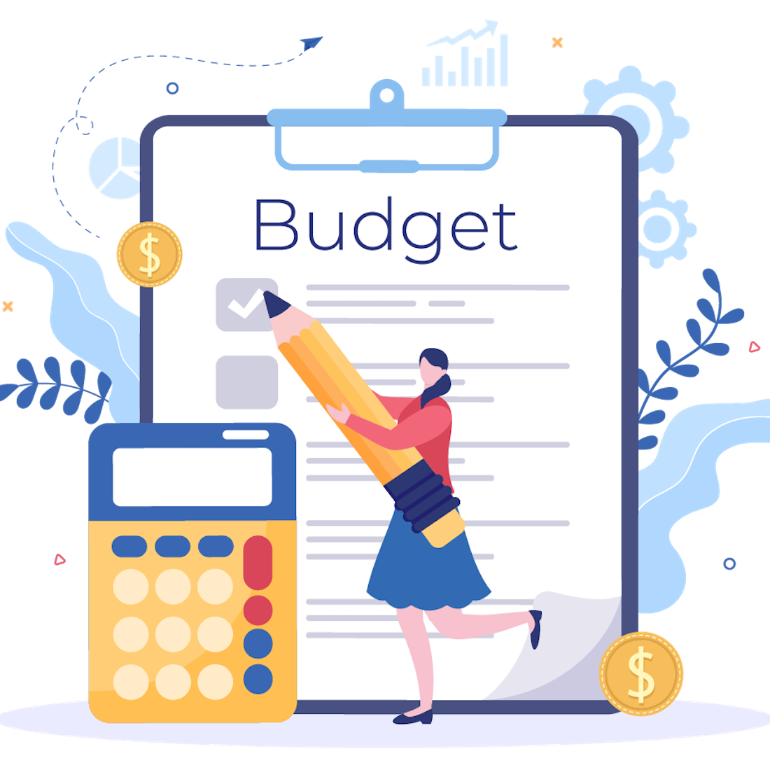 20 Budget Financial to Managing or Planning Illustrations preview image.