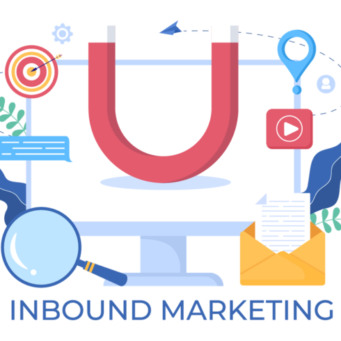 15 Inbound and Outbound Marketing Illustrations preview image.