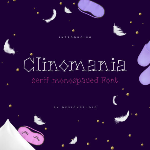 Clinomania Serif Monospaced Font cover image.