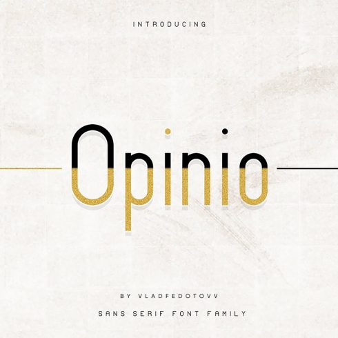 Copperplate Sans Serif Opinio cover image.