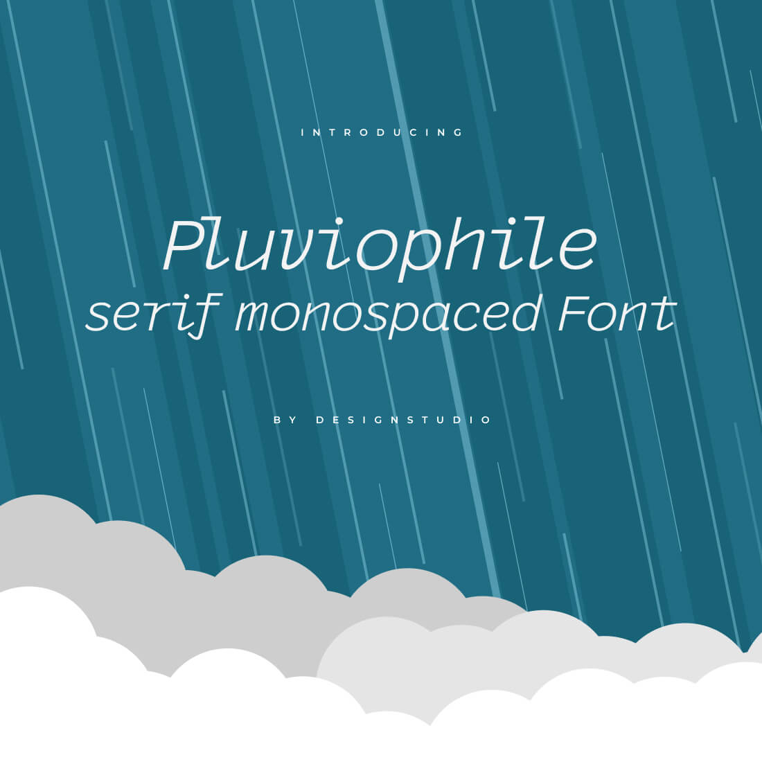 Pluviophile Serif Monospaced Font cover image.