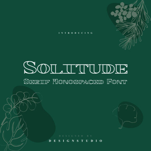 Solitude Serif Monospaced Font cover image.