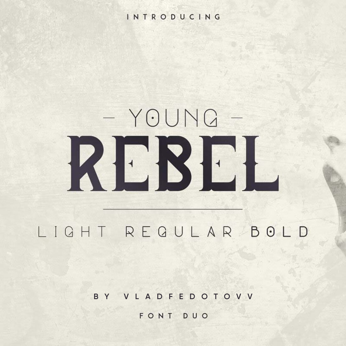 Young Rebel Font Duo 4 Fonts cover image.