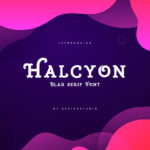 Halcyon Slab Serif Font cover image.