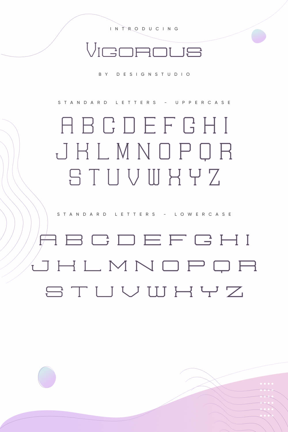 01. vigorous Slab serif Font 1000 x 1500