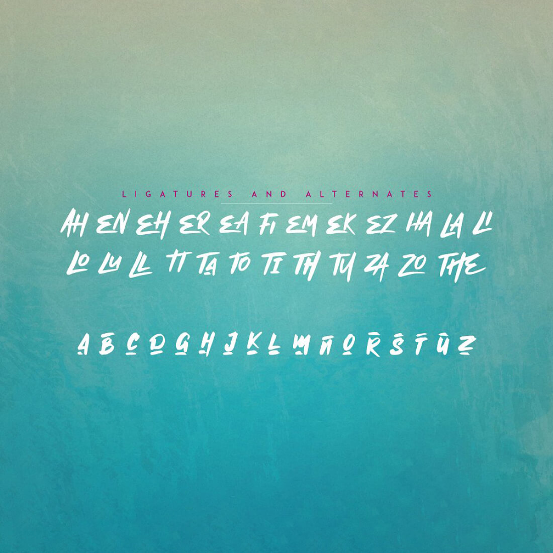Mischief – Alphabet Brush Calligraphy Font Extras preview image.