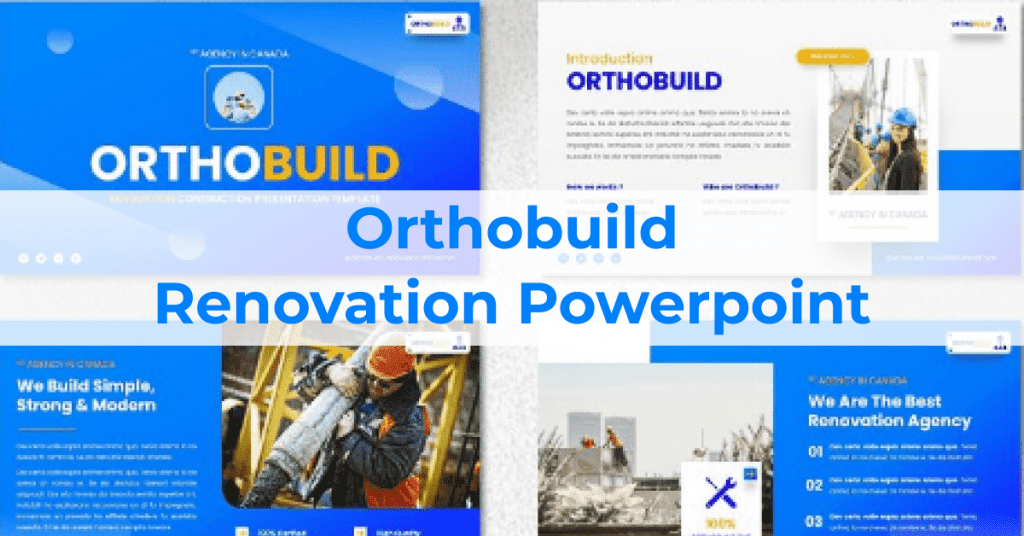 Orthobuild - Renovation Powerpoint by MasterBundles Facebook Collage Image.