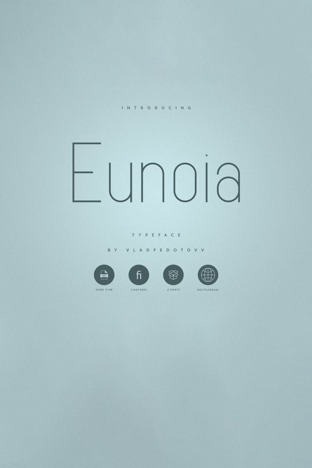 Rounded Sans Serif Font Eunoia.