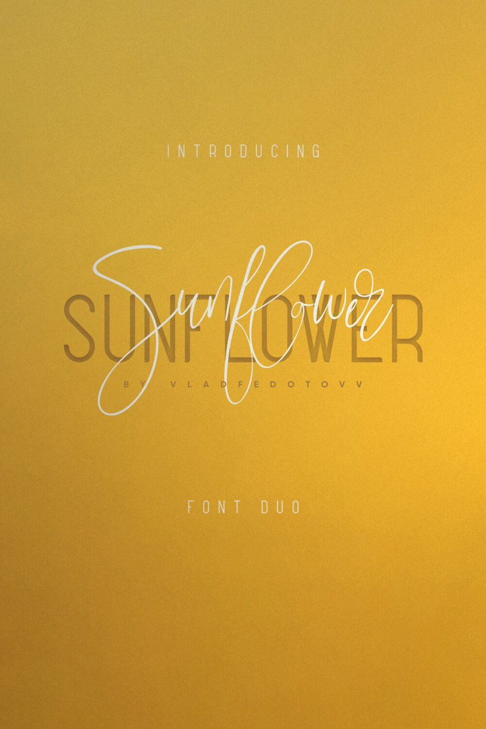 Sunflower Font Duo – Just now 19 pinterest image.