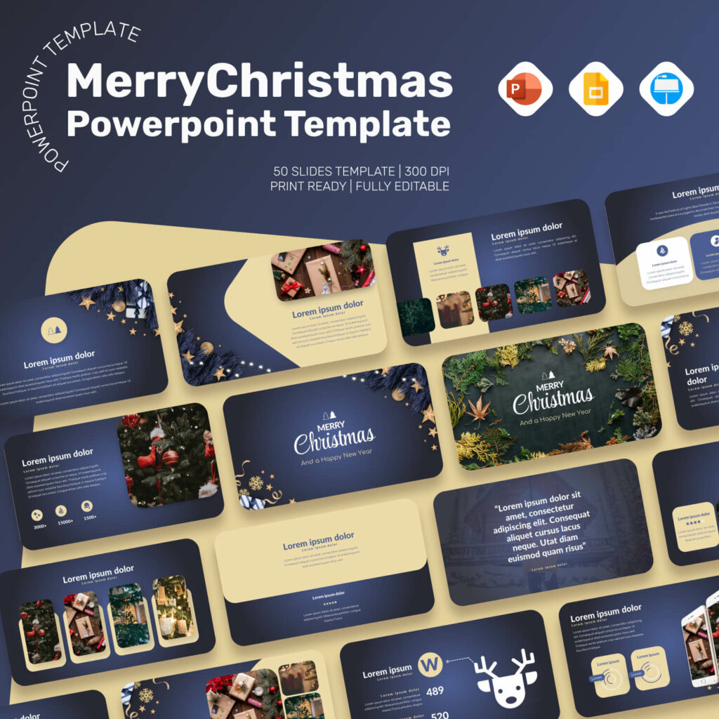 Hello Winter Powerpoint Template – Masterbundles