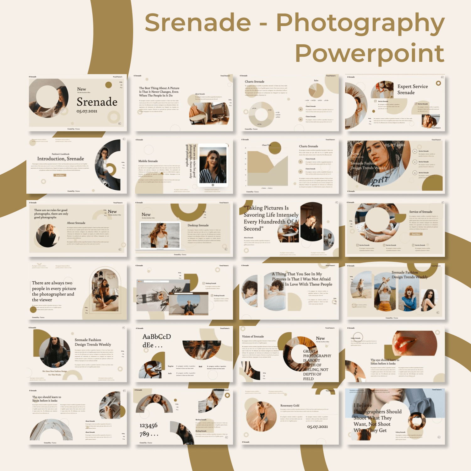 Srenade - Photography Powerpoint by MasterBundles.