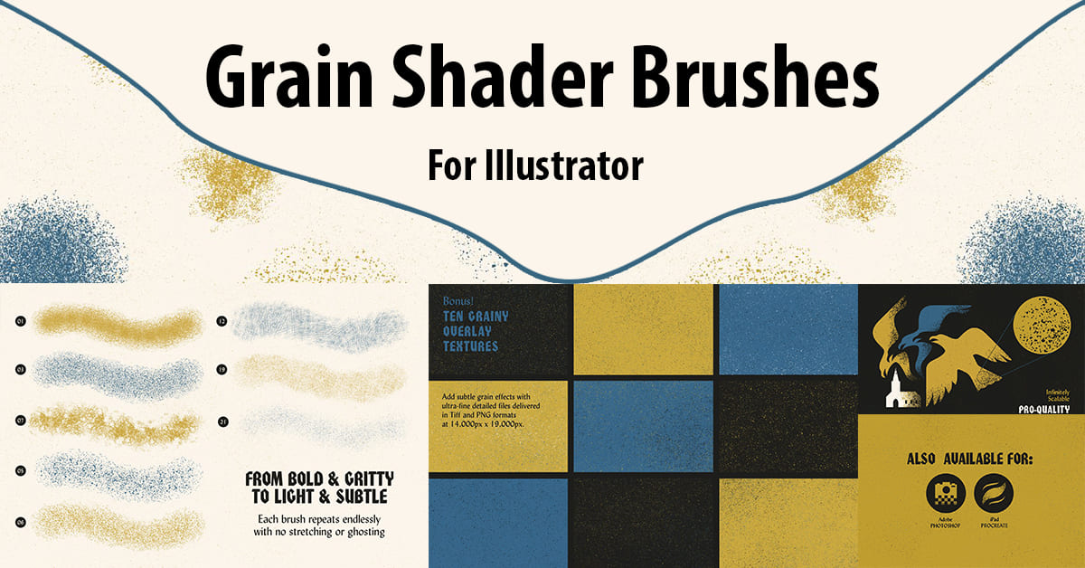 grain shader brushes for illustrator free download