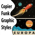 Copier Funk Graphic Styles by MasterBundles Collage Image.