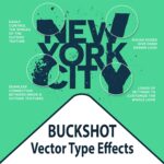 BUCKSHOT Vector Type Effects by MasterBundles Collage Image.