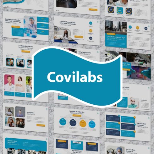 Covilabs - Covid Medical Powerpoint by MasterBundles.
