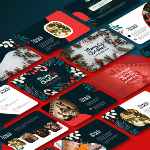 Christmas Presentation Template: 50 Slides – MasterBundles