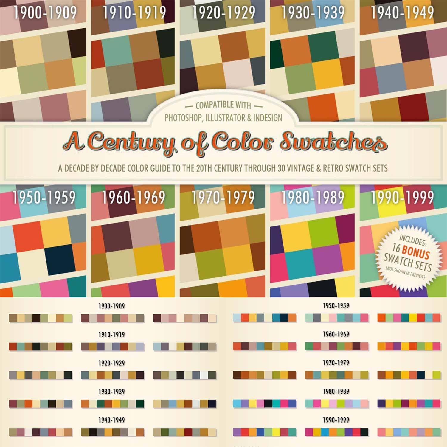 A Century of Color Swatches Preview image.