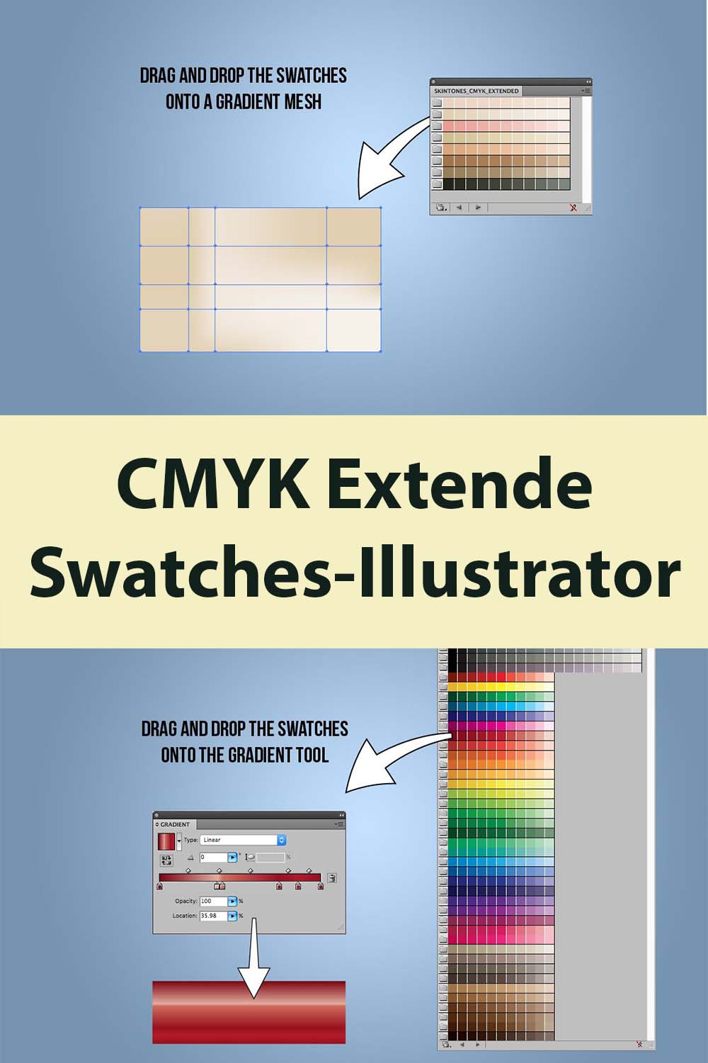 CMYK Extended Swatches Pinterest.
