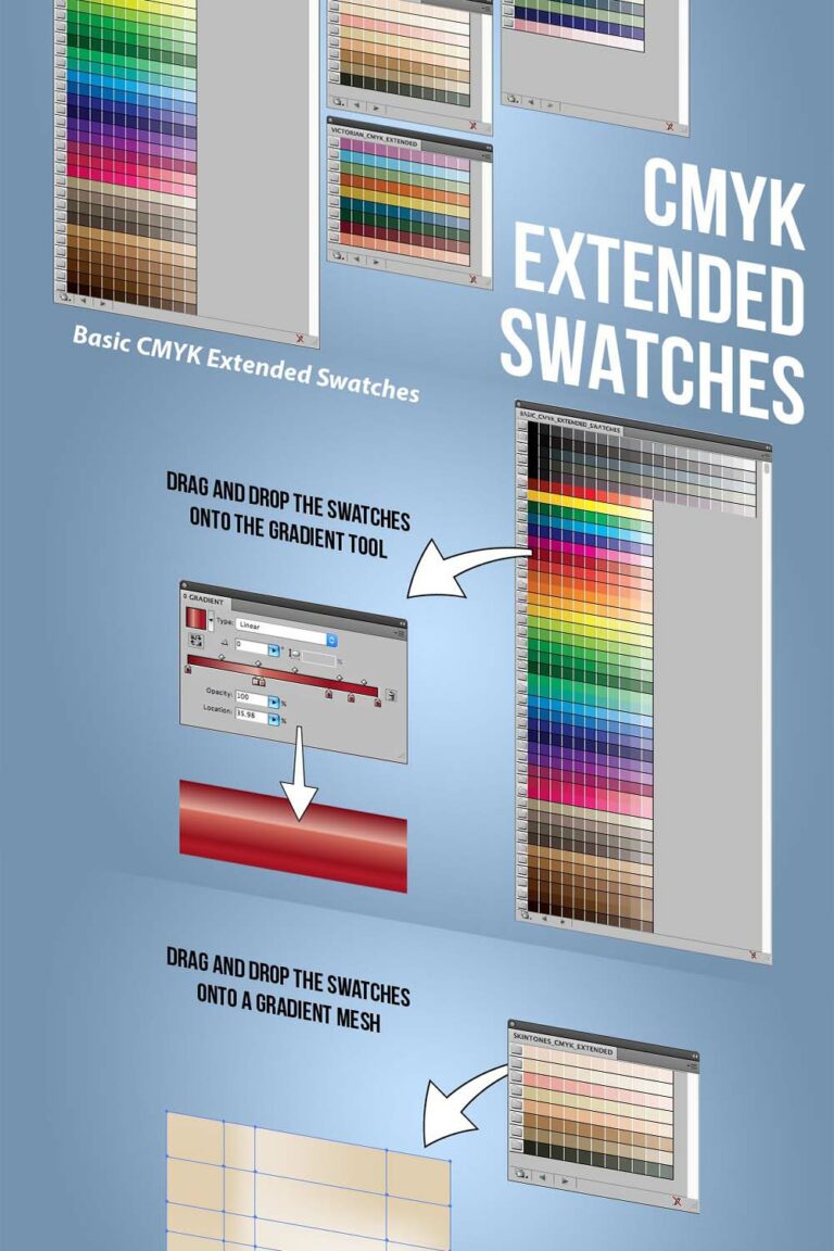 basic cmyk swatches illustrator download