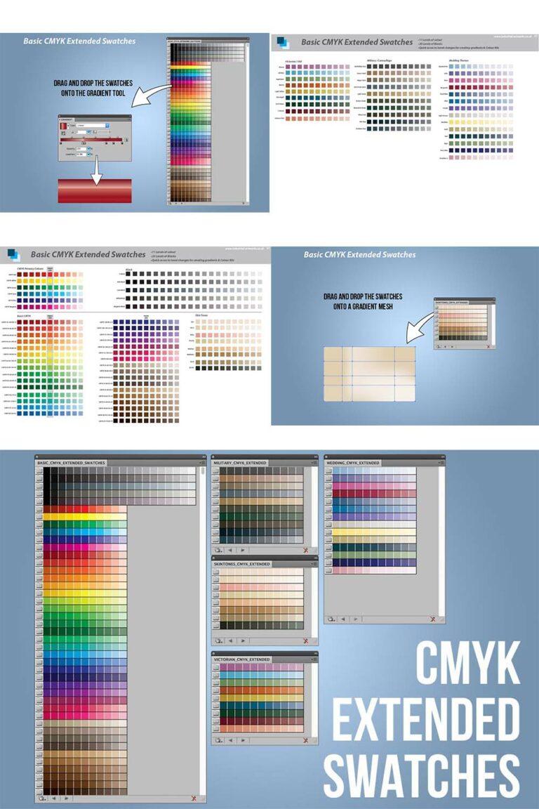 basic cmyk swatches illustrator download