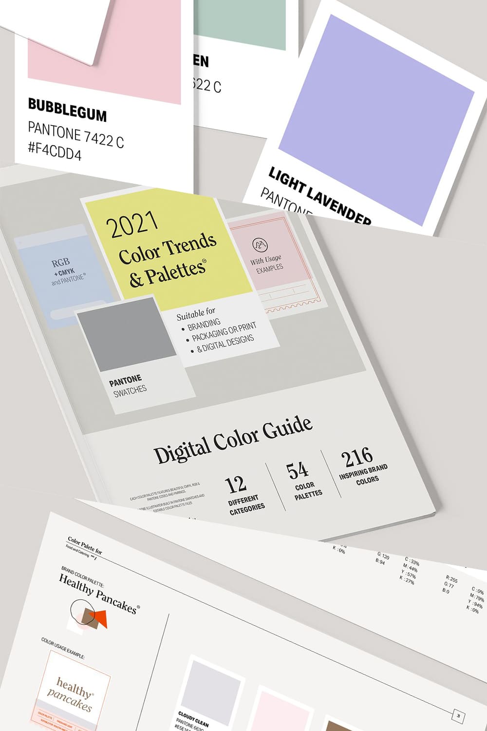 2021:Color Palettes and Color Trends Pinterest image.