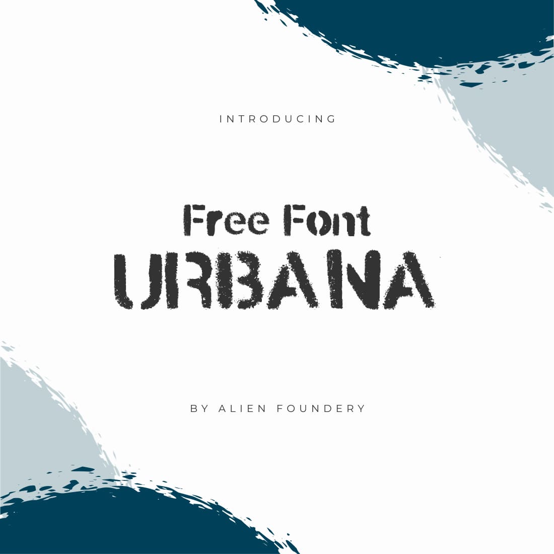 Cool preview pictures for Free Urban Font Urbana by MasterBundles.