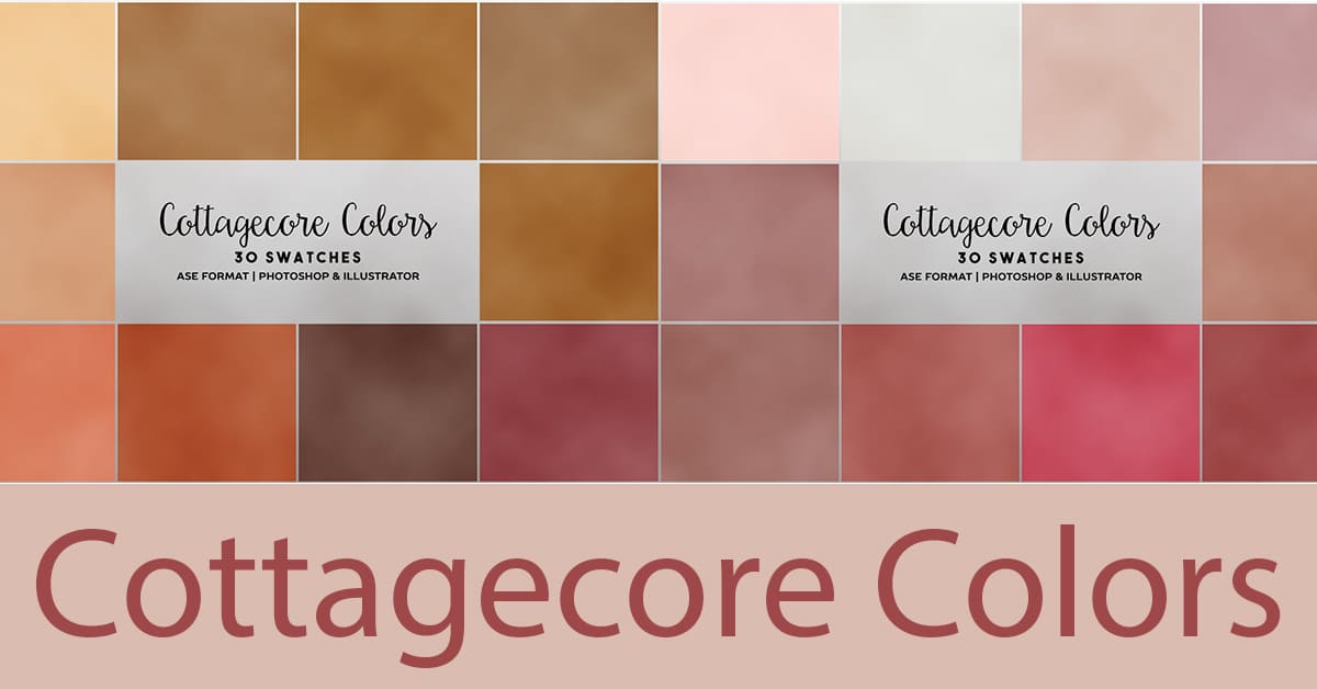 Cottagecore Colors Facebook image.