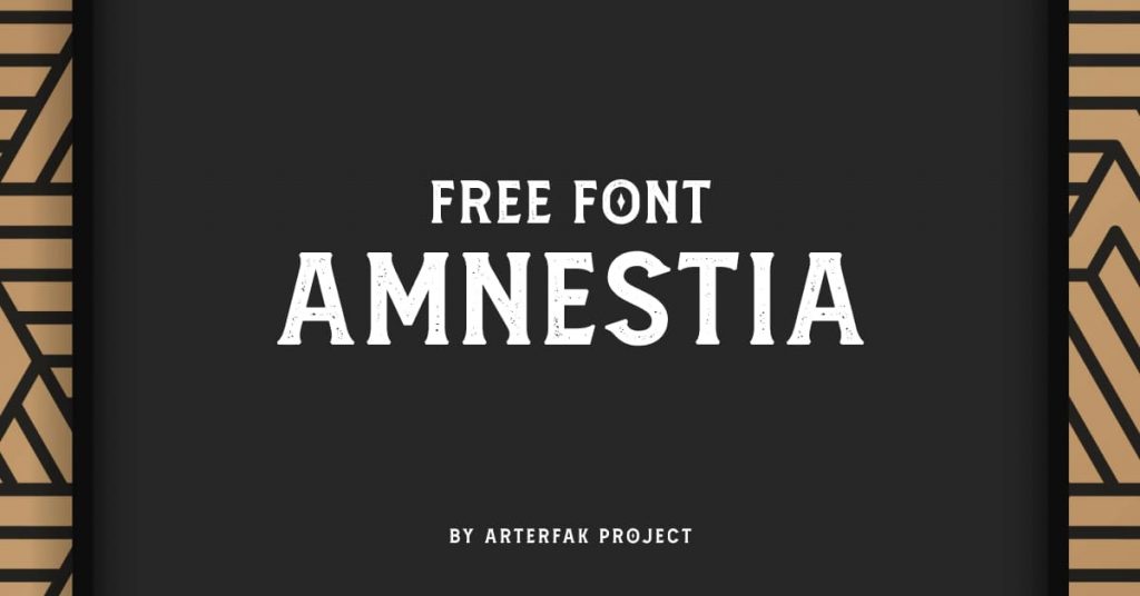 Free Amnestia Distressed Font Facebook Collage Image by MasterBundles.