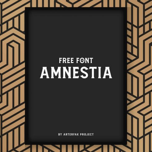 Free Amnestia Distressed Font Main Cover by MasterBundles.