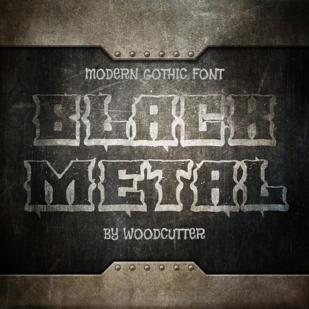 Free Black Metal Font