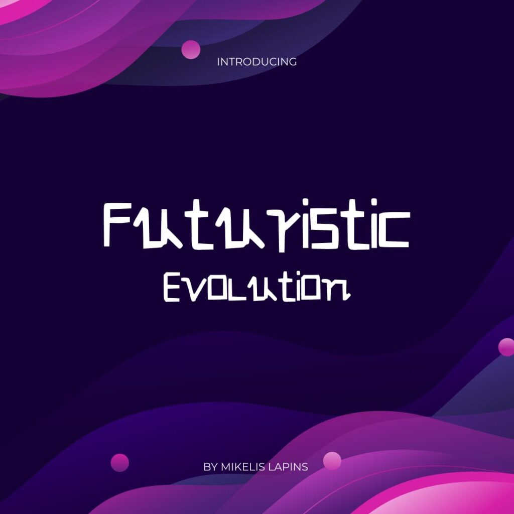 Free Font Futuristic Evolution