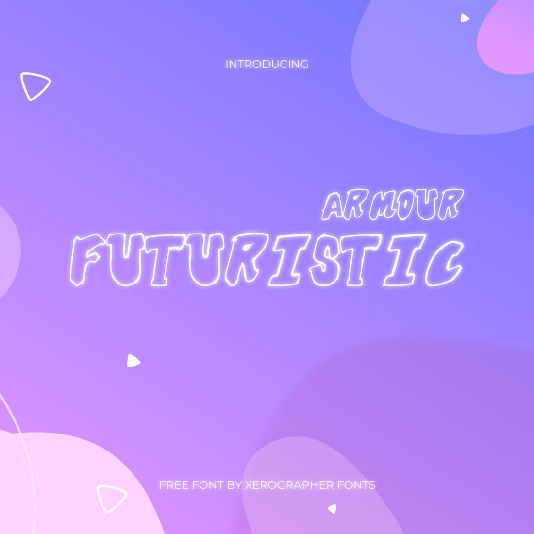 Free Font Futuristic Outline Main Cover by MasterBundles.