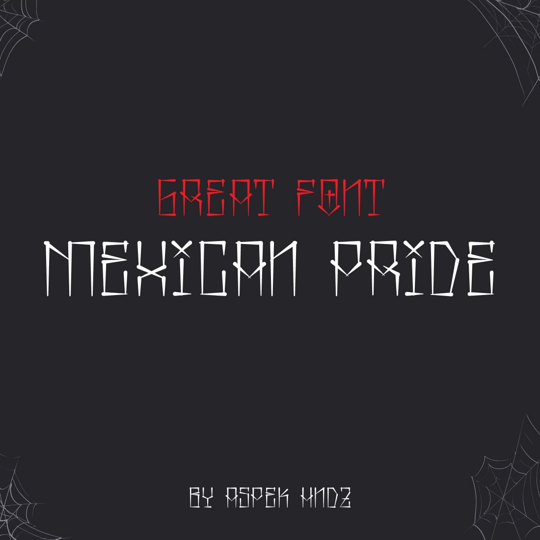 Free Mexican Font Mexican Pride Main Cover Preview by MasterBundles.