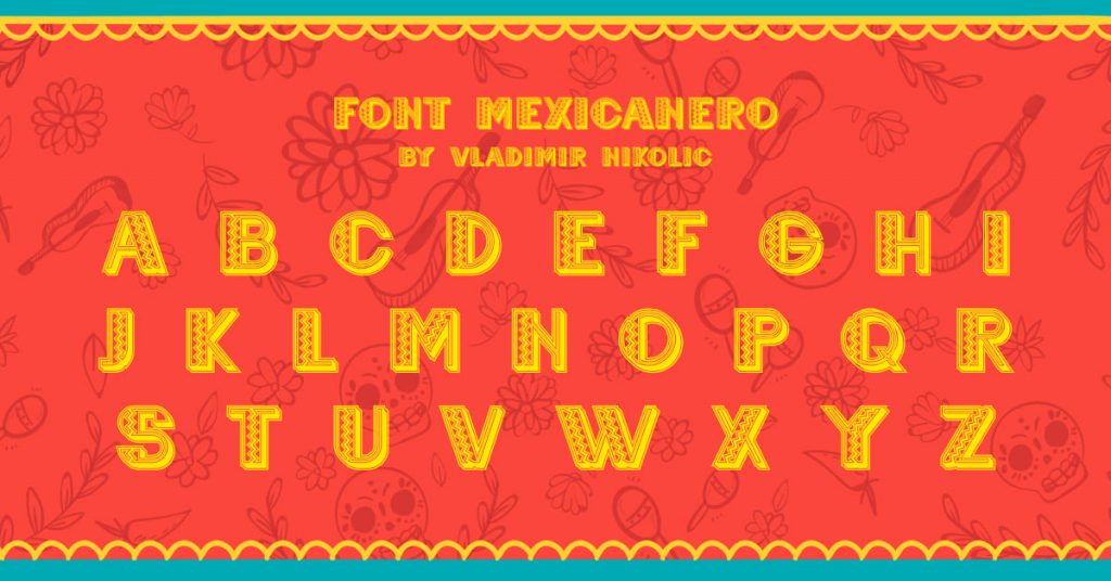 Free Mexican Font Mexicanero Facebook Collage Image by MasterBundles.