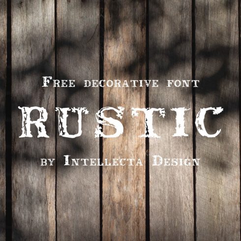 Free Rustic Font Main Collage Image by MasterBundles.