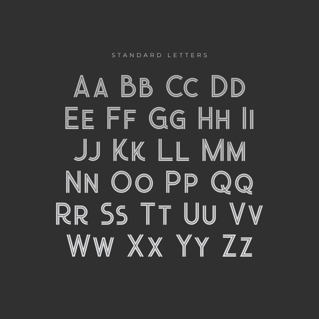 Free Urban Font Standart Letters MasterBundles Preview.