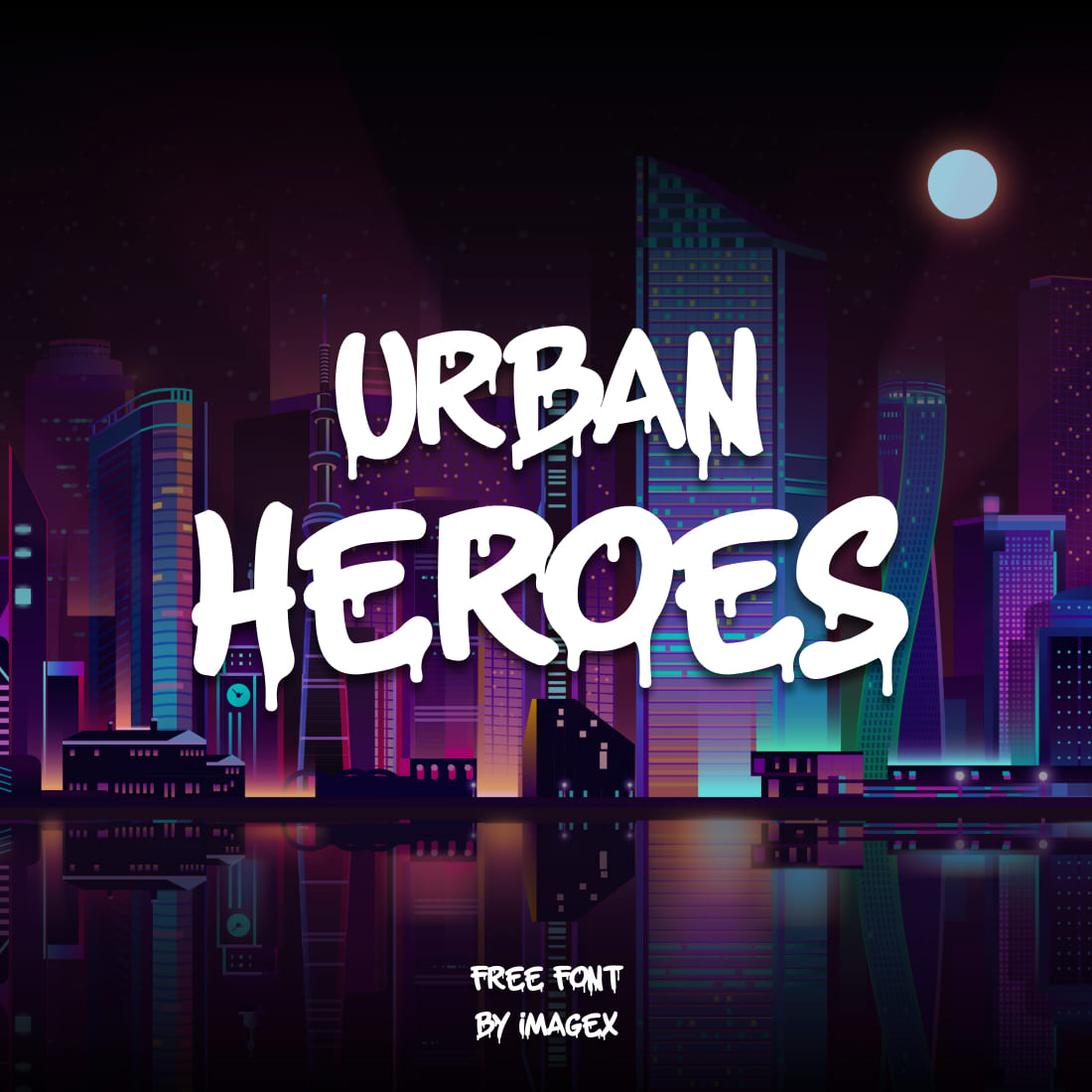 Free Urban Heroes Font Cool Main Cover by MasterBundles.
