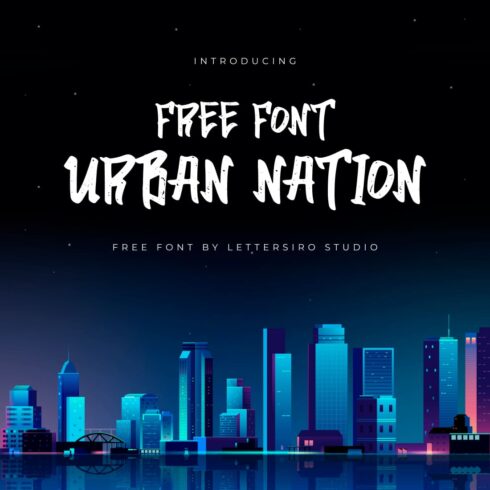 Free Urban Nation Font Modern Main Cover by MasterBundles.